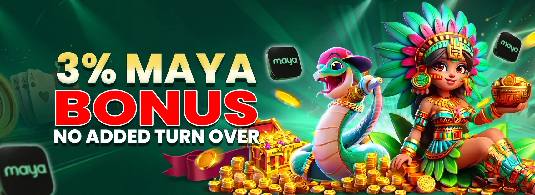 3% back on every Maya deposit